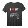 I Love my Tractor - Lustiges Landwirt T-Shirt für Bauern, Bäuerinnen und Hobbylandwirte zum Geburtstag, Weihnachten oder Party