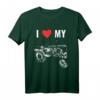 I Love my Tractor - Lustiges Landwirt T-Shirt für Bauern, Bäuerinnen und Hobbylandwirte zum Geburtstag, Weihnachten oder Party