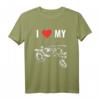 I Love my Tractor - Lustiges Landwirt T-Shirt für Bauern, Bäuerinnen und Hobbylandwirte zum Geburtstag, Weihnachten oder Party