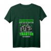 Damen Traktor T-Shirt mit Spruch - Entschuldigung zu spät, ich habe einen Traktor gesehen | Perfekt für Landwirte und Bauern