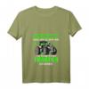 Damen Traktor T-Shirt mit Spruch - Entschuldigung zu spät, ich habe einen Traktor gesehen | Perfekt für Landwirte und Bauern