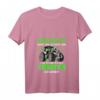 Damen Traktor T-Shirt mit Spruch - Entschuldigung zu spät, ich habe einen Traktor gesehen | Perfekt für Landwirte und Bauern