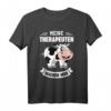 Lustiges Kuh T-Shirt mit Spruch - Perfektes Geschenk für Landwirte, Bauern & Tierliebhaber für Weihnachten & Geburtstag
