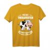 Lustiges Kuh T-Shirt mit Spruch - Perfektes Geschenk für Landwirte, Bauern & Tierliebhaber für Weihnachten & Geburtstag