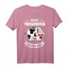 Lustiges Kuh T-Shirt mit Spruch - Perfektes Geschenk für Landwirte, Bauern & Tierliebhaber für Weihnachten & Geburtstag