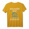 Herren Bauherr 2021 - Wir bauen unser Eigenheim Geschenk T-Shirt für Bauherren & Hausbauer
