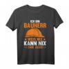 Herren Hausbesitzer Richtfest T-Shirt  Lustiges Bauherr Design für Bauherrn, Bauleiter & Bauprojekte, perfekte Geschenkidee für Richtfest & Hausbau