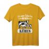 Ich wär lieber bei meinen Kühen - Lustiges Landwirt T-Shirt für Kuh Fans und Rinderzüchter mit Humor
