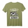 Ich wär lieber bei meinen Kühen - Lustiges Landwirt T-Shirt für Kuh Fans und Rinderzüchter mit Humor