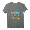Kinder Mini Bauherr 2021 T-Shirt mit Bagger  Richtfest & Hausbau Geschenk für Jungen und Mädchen, ideal für Baufeiern, Grundsteinlegung und Neubau