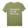 No Farmers No Food No Future Bauern Landwirt T-Shirt  Unterstütze die Landwirtschaft und zeige dein Statement für Bauernhöfe