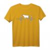 Lustiges Bauern Landwirtschaft Kuh T-Shirt  Witziges Geschenk für Landwirtinnen und Landwirte, Bäuerinnen, Traktor- und Feldliebhaber