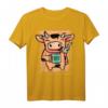 Kuh Kaffee Bauer Landwirt T-Shirt  Perfektes Geschenk für Landwirte und Bauern, die Kaffee lieben und ihren Beruf schätzen