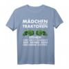 Mädchen die auf Traktoren stehen Landwirt Bauer T-Shirt  Perfektes Geschenk für Trecker Fans und Landwirtschaftsliebhaber