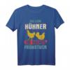 Ich liebe Hühner Die kacken Frühstück - Lustiges Landwirt Bauer T-Shirt mit Traktor Motiv für Bauern und Landwirte
