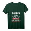 Damen Mais Häckseln Landwirt T-Shirt mit V-Ausschnitt  Lustiges Bier- und Alkohol-Geschenk für Landwirte, Männer und Frauen