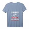 Damen Mais Häckseln Landwirt T-Shirt mit V-Ausschnitt  Lustiges Bier- und Alkohol-Geschenk für Landwirte, Männer und Frauen