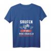 Damen Mais Häckseln Landwirt T-Shirt mit V-Ausschnitt  Lustiges Bier- und Alkohol-Geschenk für Landwirte, Männer und Frauen