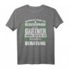 Natürlich führe ich Selbstgespräche ich bin Gärtner T-Shirt  Lustiges Design für Hobby-Gärtner, Gärtnerinnen & Gartenliebhaber, ideal als Geschenk für Senioren & Muttertag