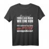 Von Kühen und voll Pfosten umgeben - Lustiges Bauern Landwirt T-Shirt für Männer und Frauen, ideal als Arbeitskleidung & Geschenk