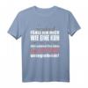 Von Kühen und voll Pfosten umgeben - Lustiges Bauern Landwirt T-Shirt für Männer und Frauen, ideal als Arbeitskleidung & Geschenk