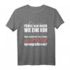 Von Kühen und voll Pfosten umgeben - Lustiges Bauern Landwirt T-Shirt für Männer und Frauen, ideal als Arbeitskleidung & Geschenk