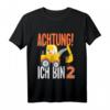 Kinder 2. Geburtstag Bagger T-Shirt - Coole Geburtstagsidee für zweijährige Kinder, Baustellen-Party Outfit & Geschenk