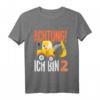 Kinder 2. Geburtstag Bagger T-Shirt - Coole Geburtstagsidee für zweijährige Kinder, Baustellen-Party Outfit & Geschenk