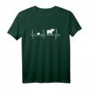 Herzschlag Schwein Bauer Landwirt EKG T-Shirt  Lustiges Geschenk für Landwirte, Tierliebhaber & Bauernhof-Fans für Herren, Damen & Kinder