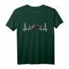 Herzschlag Traktor Trecker Landwirt Bauer EKG Geschenk Bauer T-Shirt  Perfekt für Landwirte & Bauern zu Weihnachten & Geburtstag