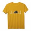 Herzschlag Traktor Trecker Landwirt Bauer EKG Geschenk Bauer T-Shirt  Perfekt für Landwirte & Bauern zu Weihnachten & Geburtstag