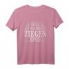 Zuhause ist da wo meine Ziegen sind - Bauer Geschenk Tierliebhaber T-Shirt für Weihnachten & Geburtstag