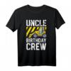 Onkel Bau Birthday Crew Bulldozer T-Shirt  Lustiges Geburtstagsoutfit für Kinder bei Bau- und LKW-Mottopartys