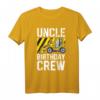 Onkel Bau Birthday Crew Bulldozer T-Shirt  Lustiges Geburtstagsoutfit für Kinder bei Bau- und LKW-Mottopartys