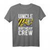 Onkel Bau Birthday Crew Bulldozer T-Shirt  Lustiges Geburtstagsoutfit für Kinder bei Bau- und LKW-Mottopartys