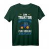 Landwirt Bauernhof Trecker Zum Traktor fahren geboren T-Shirt  Lustiges Geschenk für Landwirte, Viehzüchter & Bauern mit Humor