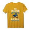 Landwirt Bauernhof Trecker Zum Traktor fahren geboren T-Shirt  Lustiges Geschenk für Landwirte, Viehzüchter & Bauern mit Humor