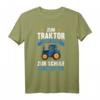 Landwirt Bauernhof Trecker Zum Traktor fahren geboren T-Shirt  Lustiges Geschenk für Landwirte, Viehzüchter & Bauern mit Humor