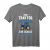 Landwirt Bauernhof Trecker Zum Traktor fahren geboren T-Shirt  Lustiges Geschenk für Landwirte, Viehzüchter & Bauern mit Humor