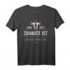 Zuhause ist wo meine Rinder sind T-Shirt - Lustiges Bauernhof Design für Landwirte, Rinderzüchter und Kuhfans als Geschenkidee