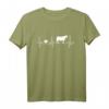 Kuh Rind Landwirt Herzschlag T-Shirt  Lustiges Geschenk für Landwirte, Bauern und Tierliebhaber