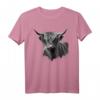 Schottisches Hochland-Rinder T-Shirt  Geschenk für Bauern, Züchter und Tierliebhaber, ideal für Geburtstage & Weihnachten