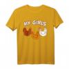My girls Hühner Huhn Bauern T-Shirt  Lustiges Geschenk für Hühnerzüchter, Landwirte & Bauernhof-Fans zu Weihnachten & Geburtstag