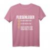 Lustiges Fliesenleger Geschenk - Witziges Bau Beruf T-Shirt für Kollegen, Freunde & Familie mit Humor