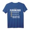 Lustiges Fliesenleger Geschenk - Witziges Bau Beruf T-Shirt für Kollegen, Freunde & Familie mit Humor