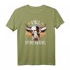 Kuh Rindvieh Bauernhof Farmer T-Shirt - Voll Muhtiviert Motiv für Landwirte, Rinderzüchter & Tierliebhaber