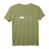 Kuh Herzschlag T-Shirt für Landwirte  Rind EKG Motiv, Herz Kühe Puls Bauer, ideales Geschenk für Rinderliebhaber und Bauern