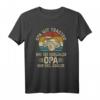 Opa mit Traktor T-Shirt  Coole Geschenkidee für Landwirt Großvater, Treckerfahrer & Bauernhofliebhaber