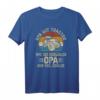 Opa mit Traktor T-Shirt  Coole Geschenkidee für Landwirt Großvater, Treckerfahrer & Bauernhofliebhaber