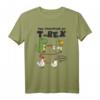 Evolution des T-Rex Hühner T-Shirt  Lustiges Landwirt & Dino Outfit für Hühnerliebhaber, Bauern & Dinosaurier-Fans